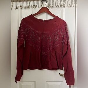 For Love & Lemons Silk Blouse